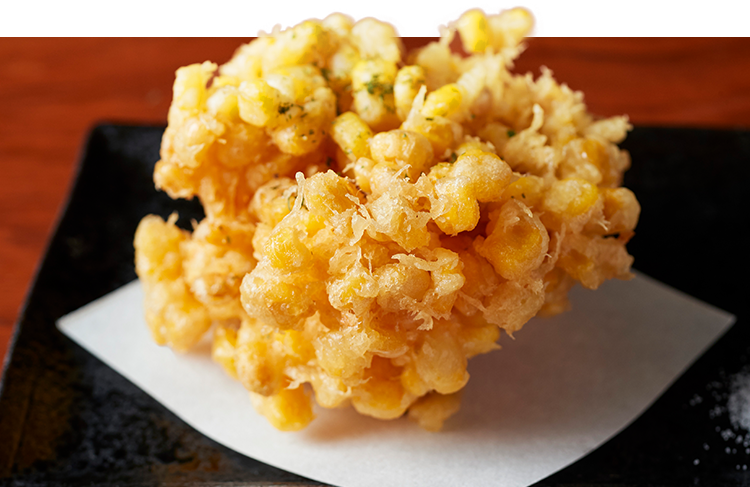 とうもろこしかき揚げ